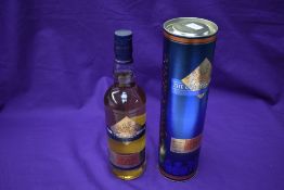 A bottle of The Coopers Choice Single Malt Scotch Whisky, distilled at Laphroaig Distillery 1999,