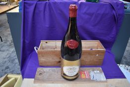A 300cl Jeroboam of 1992 Cuvee Du Py Chateau De Pizay Morgon, in original wooden case with