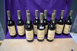 Eleven bottles of Porto Branco Ramos Pinto Port Wine