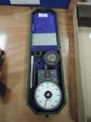 A vintage machinist or engineers Smiths A.T.H 7 Rev counter or gauge