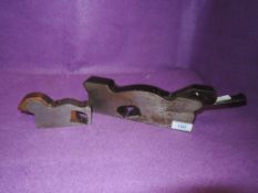 Two wood workers metal bodied planes in the Norris style a small bull nose and similar shoulder