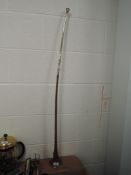 A Victorian coppered post or carriage horn