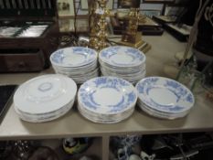 Forty seven side plates 'Zion chapel, Kendal'.