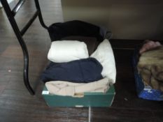 A box full of ladies good quality coats including two regatta fleeces, a double breasted Wallis