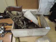 A Stanley no. 45 combination multi plane with cutters