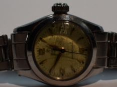 A lady's 1960's Tudor Oyster automatic wrist watch no: 287203, ref 7935 having an Arabic and baton