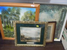 A variety of prints and original artworks.