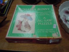 A vintage Beatrix Potters Benjamin bunny jig saw puzzle.