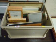A selection of picture frames and mounts