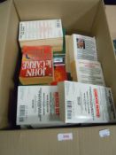 A selection of action adventure and spy mystery books