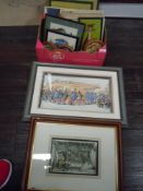 A selection of needle work wool embroidery and similar