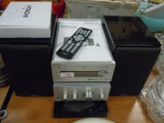A compact Hitachi DAB USB and MP3 player the AXM649U