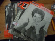 A selection of vintage Pop weekly magazine.