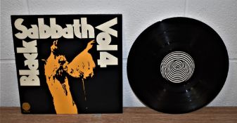 A UK Press of Black Sabbath VOL 4 on Vertigo - first press - would benefit from a pro clean - VG+