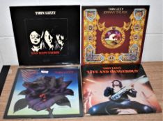 A lot of four Thin Lizzy albums