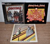 A lot of three NEMS Black Sabbath pressings