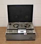 An original Grundig reel to reel player in it's case