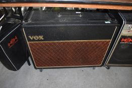 A vintage 'bronze panel' Vox AC30, serial number 15084