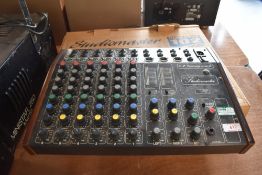 A Studiomaster 6-2-1 mixing console, with original box