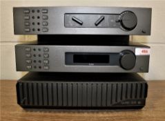 A rare Quad 306 power amp and f.m tuner - rare high end UK hi-fi