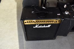 A Marshall MG50- DFX combo amplifier with digital effects