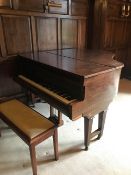 A vintage Steck Grand Piano (converted from pianola , the workings having been removed) in