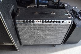A Fender 'silver face' Pro Reverb 2 x 12 combo amplifier, serial number A815950