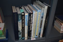 Scottish and Mountaineering. A selection, includes; Mairi Hedderwick's - An Eye on the Hebrides;