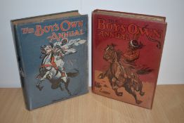 Children's. The Boy's Own Annual. Two editions: 1917 & 1921. Both in original decorative cloth. (2)