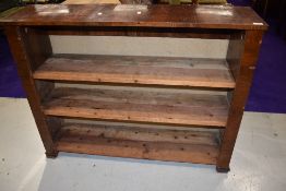 A part 19th Century mahogany low bookcase, width approx. 110cm