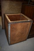 A vintage tea chest