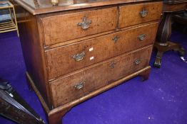 A period chest of two over two drawers, in the continental style,possibly French oak , with