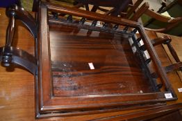 A reproduction galleried tray , approx. 49 x 39cm not including handles