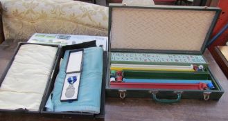 A Mahjong set,