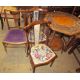 A carved occasional table together with a pair of bedroom chairs and a salon chair - Image 3 of 3