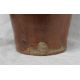 A studio pottery twin handled vase, with a brown ground and incised leaf and floral decoration, - Image 5 of 7