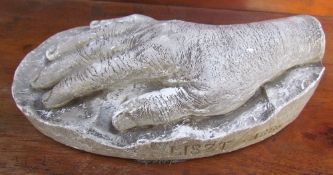 Liszt, Hand study Cast by R.