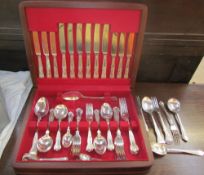 A cased Arthur Price Kings pattern part flatware service,