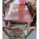 A Victorian mahogany extending dining table with rounded corners on tapering reeded legs, - Image 2 of 3