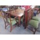 A Victorian mahogany extending dining table with rounded corners on tapering reeded legs, - Image 1 of 3