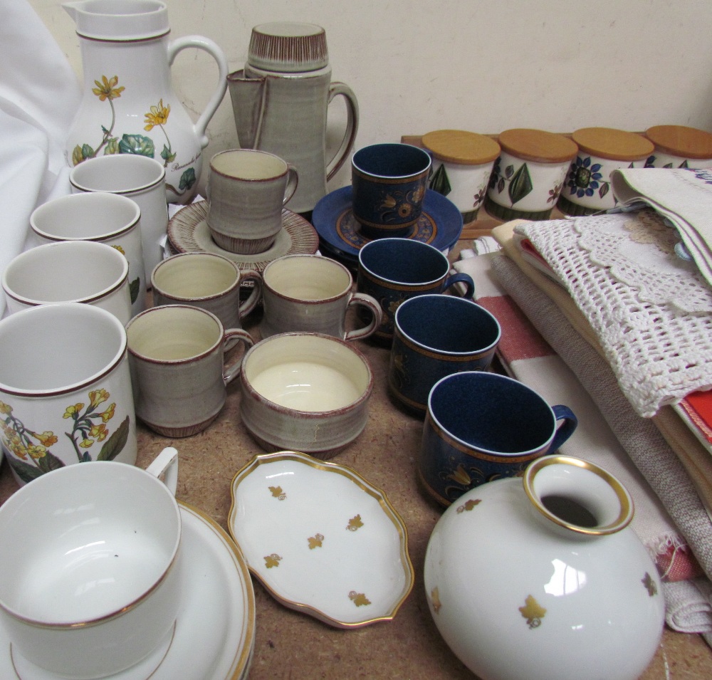 A Creigiau pottery part coffee set, together with Austrian porcelain Villeroy and Boch Jug and - Image 2 of 2