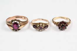 Vintage 9ct Gold Rings
