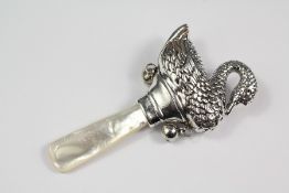 A Silver Infants Rattle