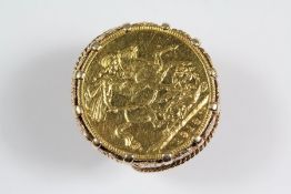 A 9ct Gold Signet Ring