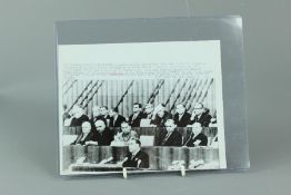United Press International Black and White Photograph