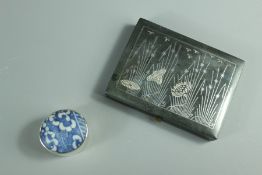 An Antique French 1920's Cigarette Box