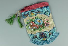 Early 19th Century French Beadwork Bag