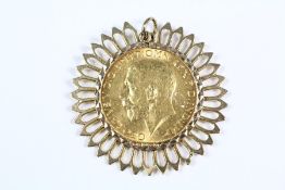 George V Full Gold Sovereign