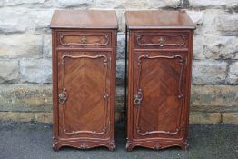 A Pair of Mahogany Bedside Cabinets