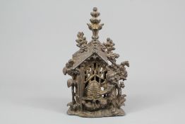 A 19th Century Heraldic Shield Metal Money Box